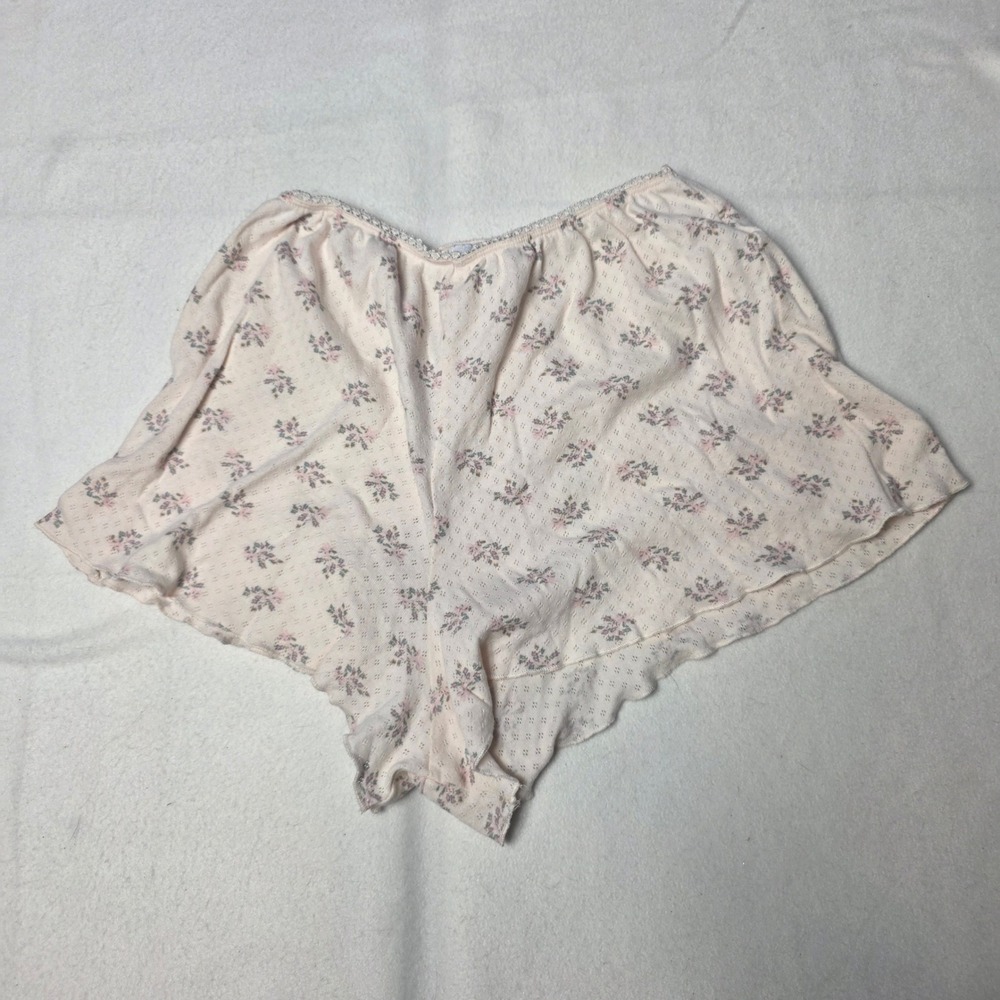 RVCA Sunday Collection Women's Floral Lounge Shorts Small cottage